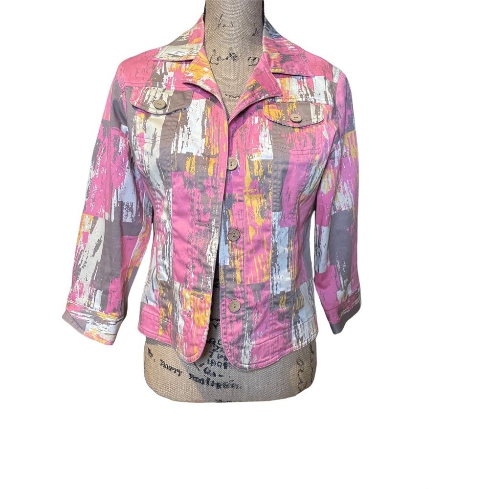 Adorable Ruby Red Jean Jacket - image 2